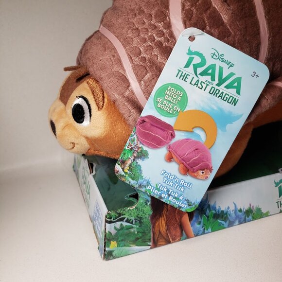 NEW Disney Raya & The Last Dragon Tuk Tuk Plush Stuffed Animal Rolls into a Ball - Picture 6 of 11